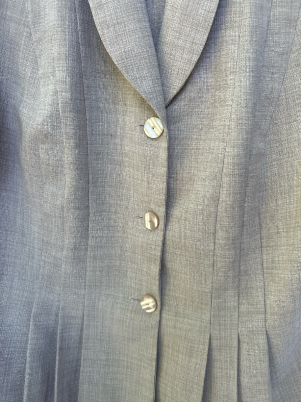 Danny & Nicole 2-Piece Suit Set | Petite 14P | Neutral Beige Career Outfit